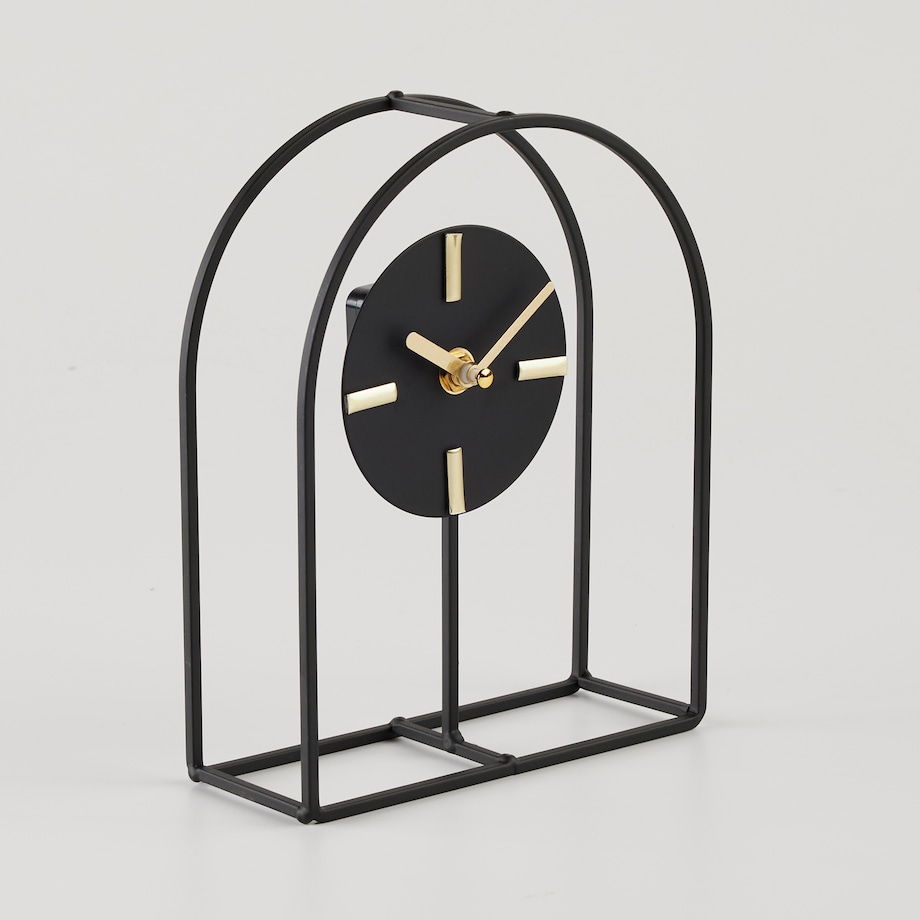 industrialny zegar stojący sleek