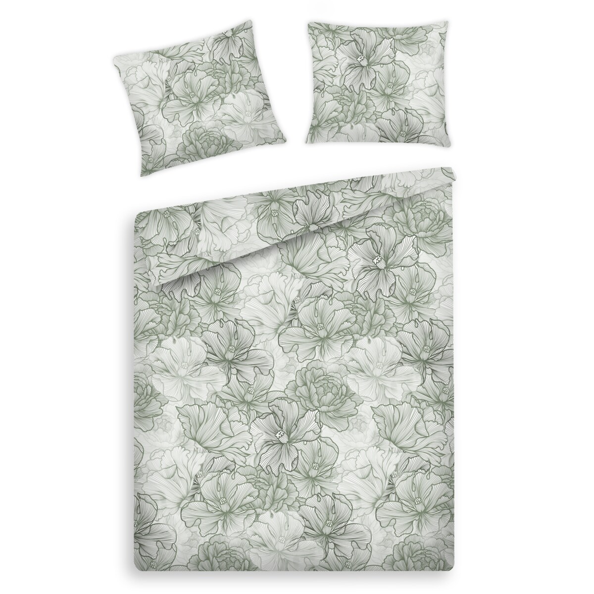 Pościel z bawełny satynowej Dalisana 160x200 cm