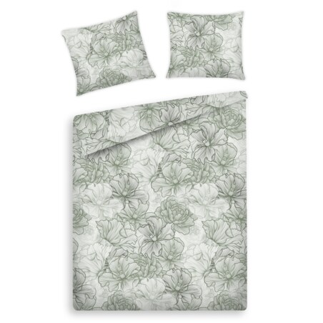 Pościel z bawełny satynowej Dalisana 160x200 cm