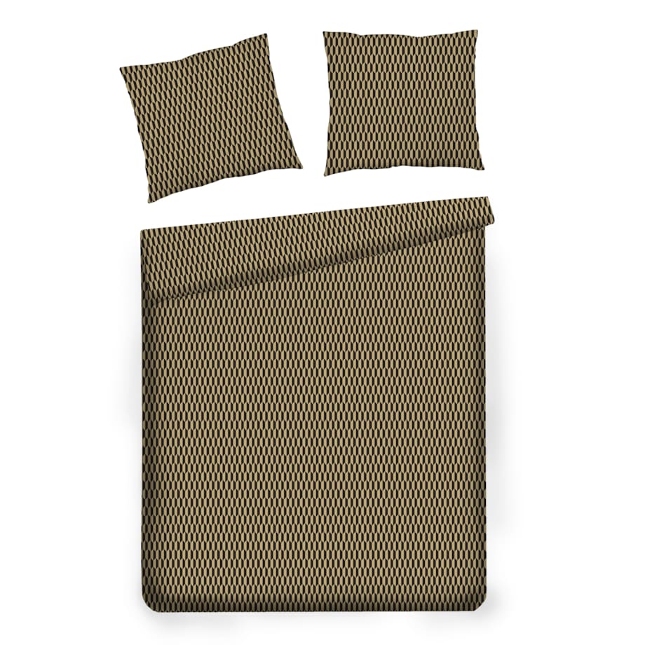 Pościel z bawełny satynowej Revioso 160x200 cm z motywem abstrakcyjnym