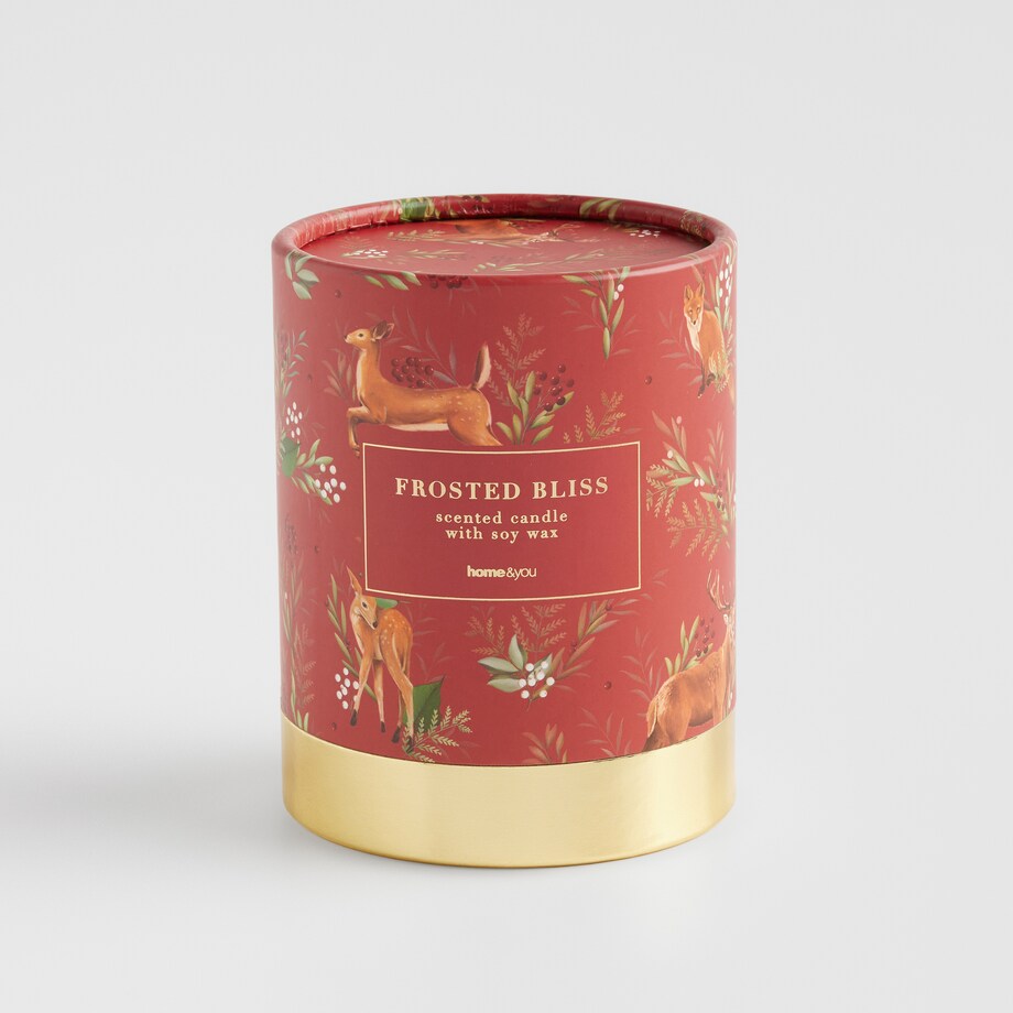 Świeca Zapachowa Wildero box z motywem zwierząt leśnych