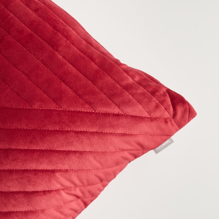 Poszewka Welwetowa Minister 45x45 cm z motywem geometrycznym