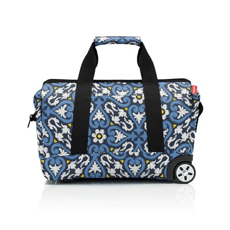 Torba na kółkach allrounder trolley floral 1, poliester, 30l