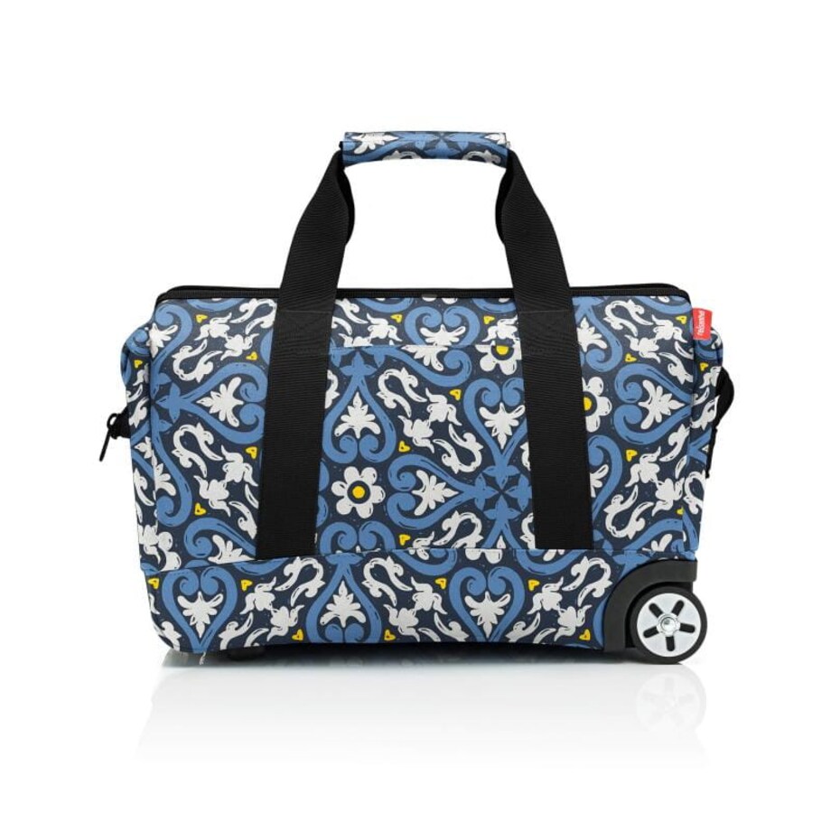 Torba na kółkach allrounder trolley floral 1, poliester, 30l