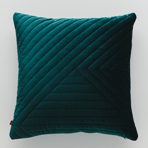 Poszewka Welwetowa Minister 45x45 cm z motywem geometrycznym