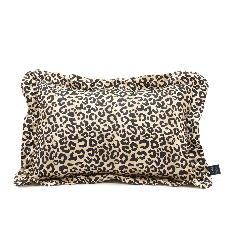 La Millou - Poduszka do spania Bamboo LEOPARD CREAM by Magdalena Lamparska