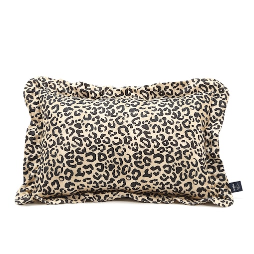 La Millou - Poduszka do spania Bamboo LEOPARD CREAM by Magdalena Lamparska