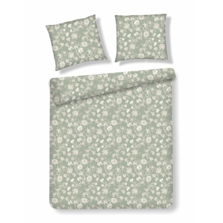Pościel z bawełny satynowej Blumena 160x200 cm