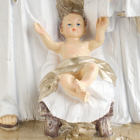 Figurka Sancta z motywem świętej rodziny