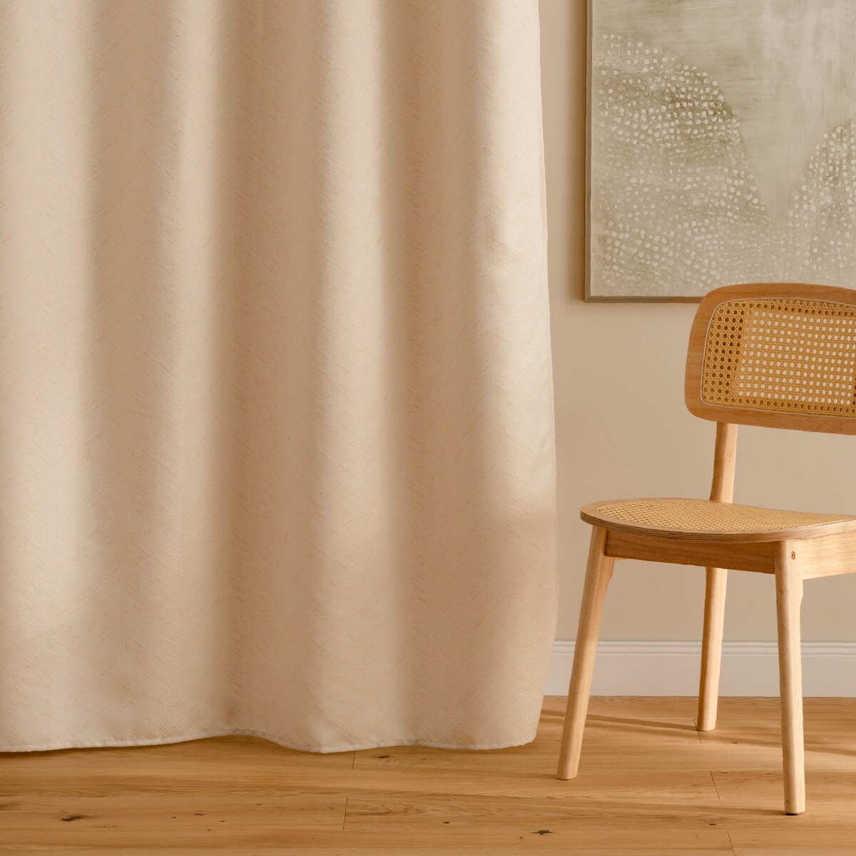 Zasłona Żakardowa Tunso 140x250 cm z motywem geometrycznym