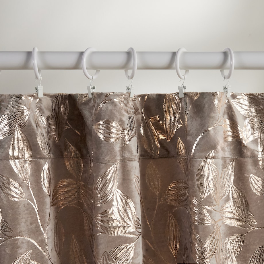 Zasłona Blomstela 140x250 cm z motywem roślinnym