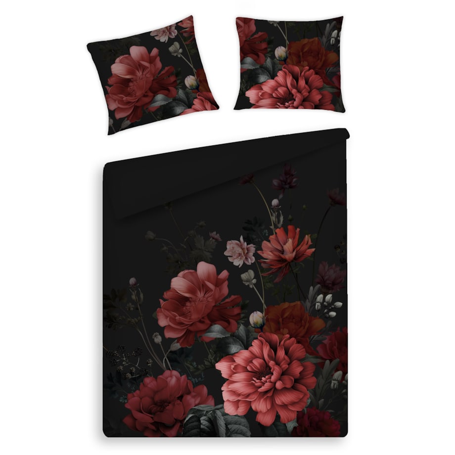 Pościel z bawełny satynowej Amapola 160x200 cm