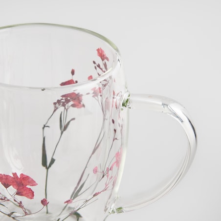 Komplet Szklanek Florrisa set z motywem kwiatowym