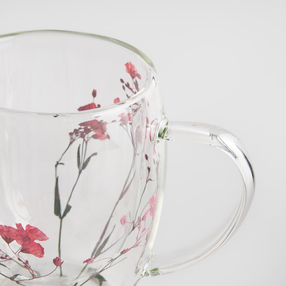 Komplet Szklanek Florrisa set z motywem kwiatowym