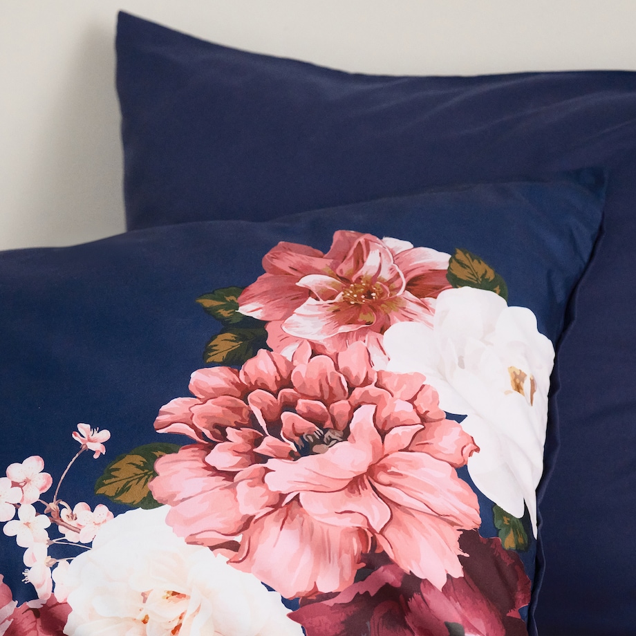 Pościel Z Mikrofibry Merdolo 160x200 cm z motywem kwiatowym