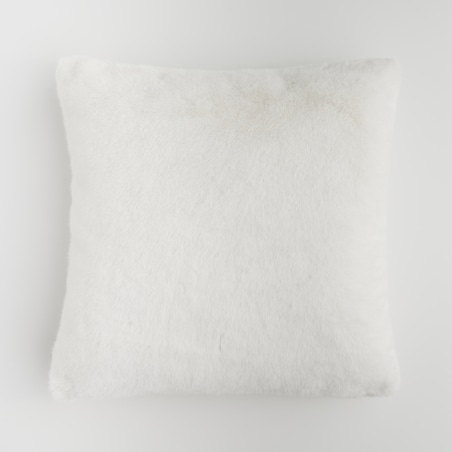 Poszewka Futrzana Molinio 45x45 cm w kratę