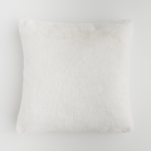 Poszewka Futrzana Molinio 45x45 cm w kratę