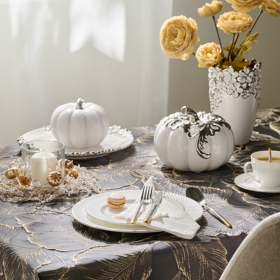 Elegancka Filiżanka z Porcelany Kostnej Eleni z motywem geometrycznym