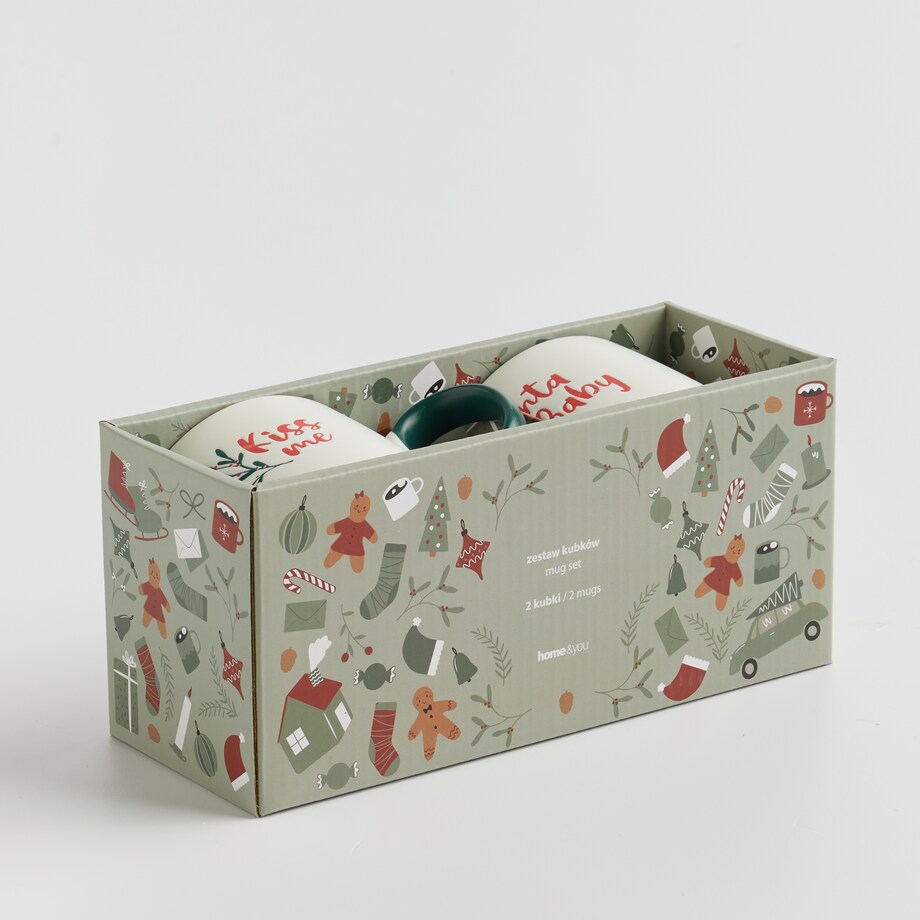 Komplet Kubków Tradinios z motywem napisów