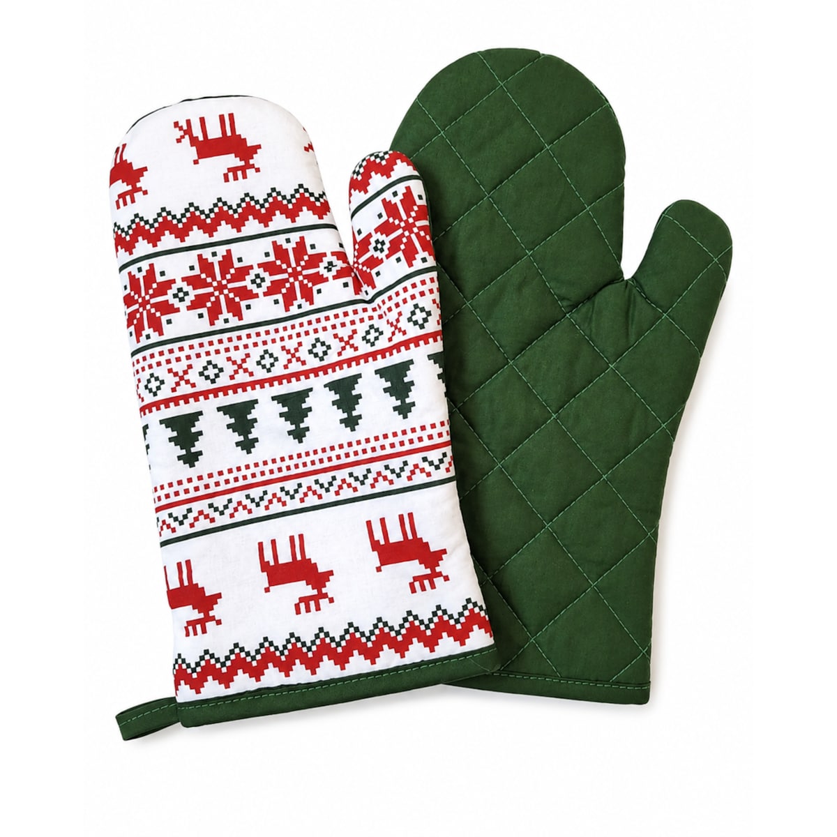 Komplet Rękawic Kuchennych Festive xmas 19x30 cm