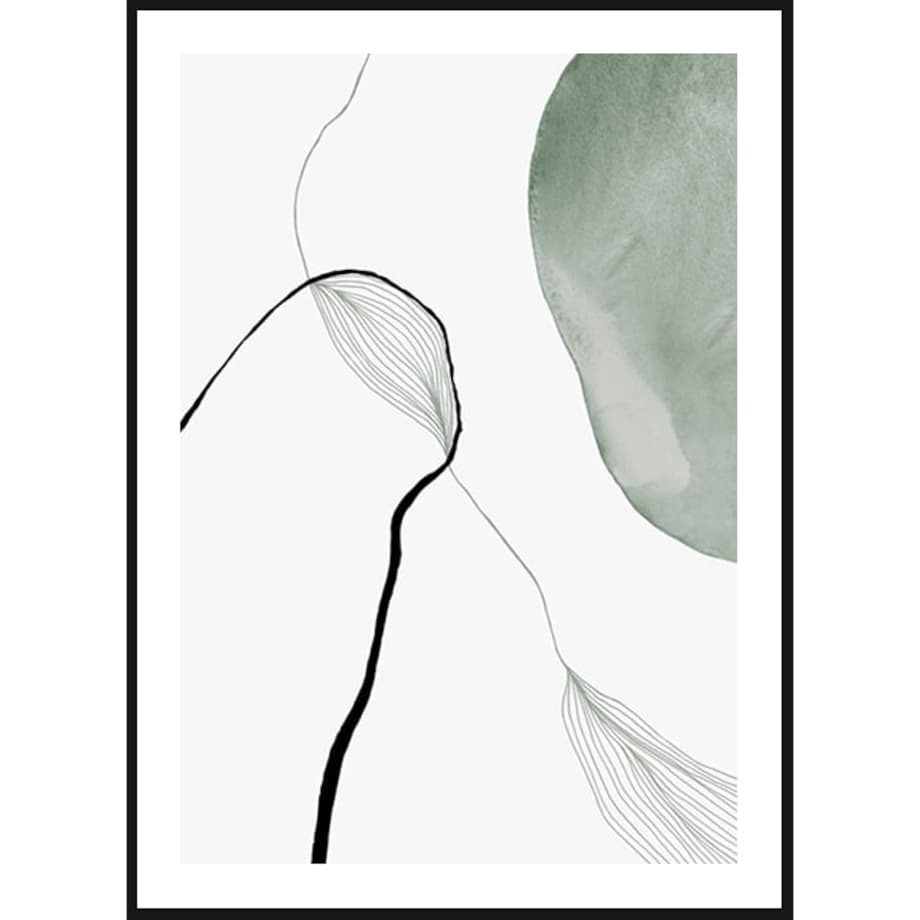 Poster Story, Plakat, Obraz - Łagodny Kształt No2, wymiary 50 x 70 cm