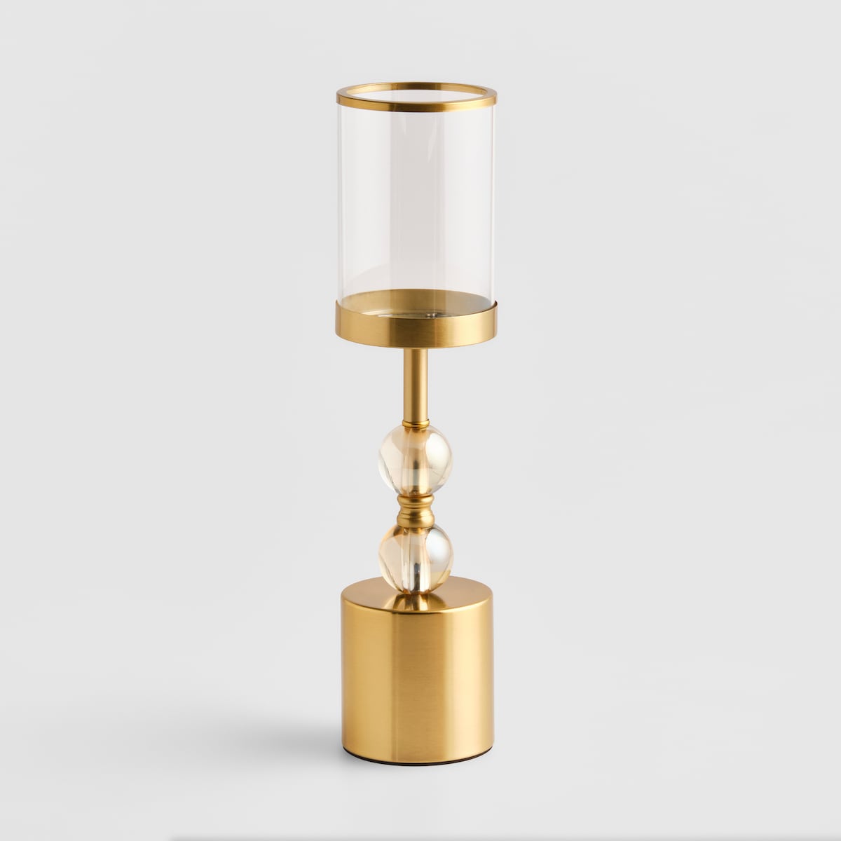 Świecznik Misha z motywem geometrycznym