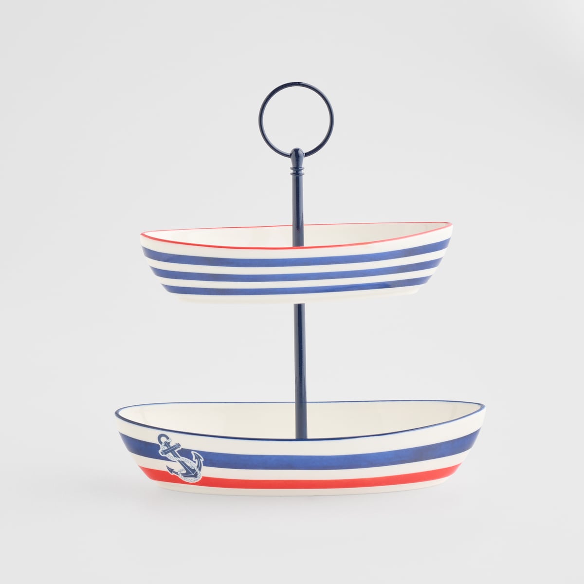 Patera Piętrowa Ancorare z motywem morskim