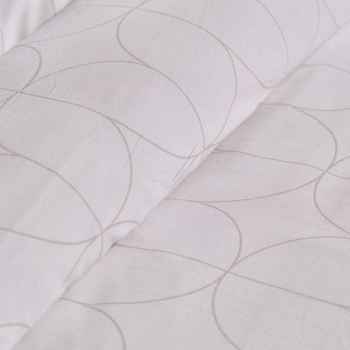 Pościel z bawełny satynowej Mistose 160x200 cm z motywem geometrycznym