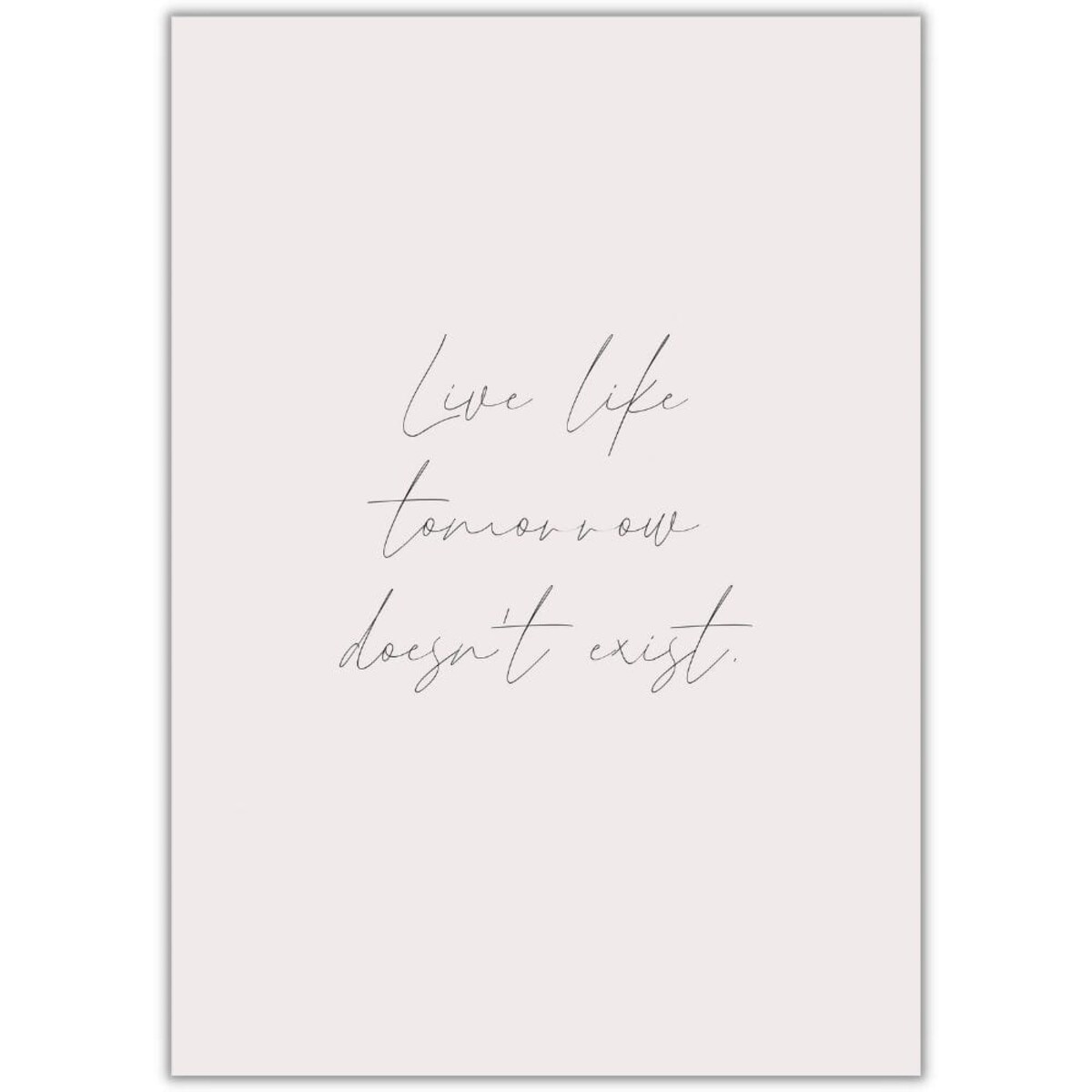 plakat live 21x30 cm