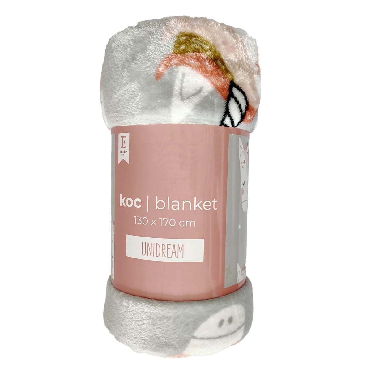 Drukowany koc dziecięcy Unidream 130x170 cm