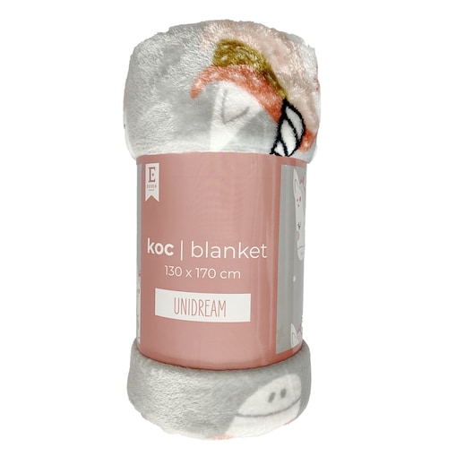 Drukowany koc dziecięcy Unidream 130x170 cm