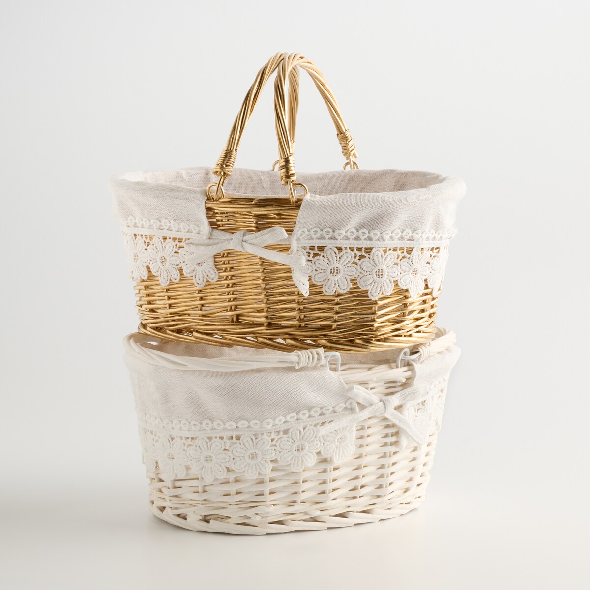 Koszyk z rączką Cabra 23x30 cm