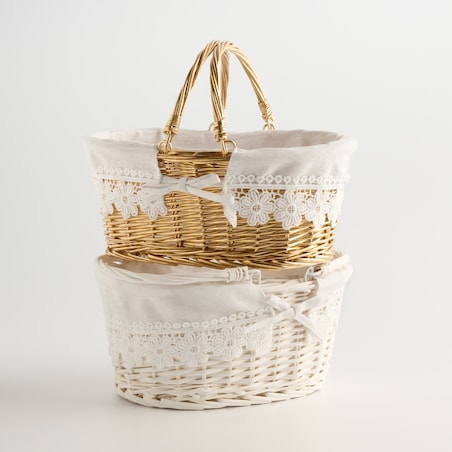 Koszyk z rączką Cabra 23x30 cm