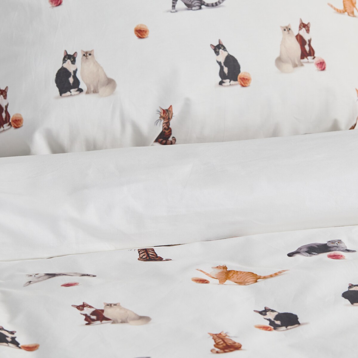 Pościel Bawełniana Gattino 160x200 cm z motywem zwierzęcym