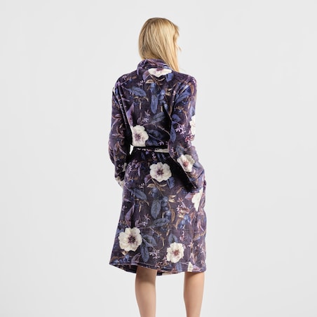 Szlafrok Verise z motywem kwiatowym