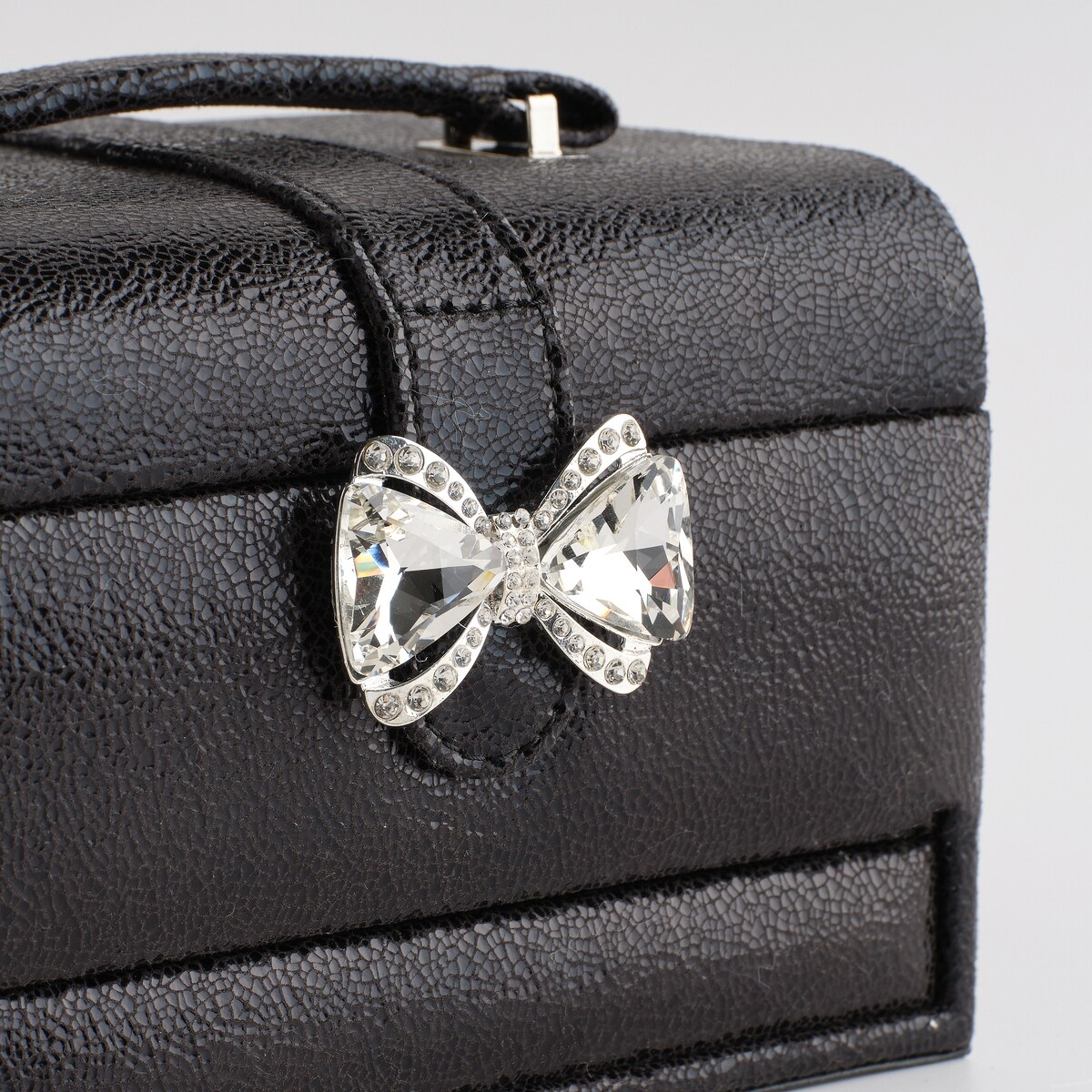 Szkatułka z lustrem, szufladkami i przegródkami Lara 18x14 cm