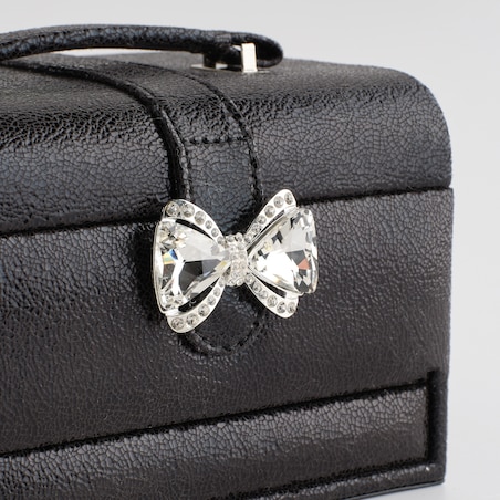 Szkatułka z lustrem, szufladkami i przegródkami Lara 18x14 cm