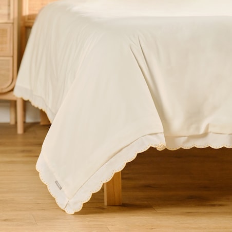 Pościel z bawełną z falbaną Aprilosa 200x220 cm