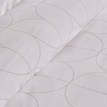 Pościel z bawełny satynowej Mistose 160x200 cm z motywem geometrycznym