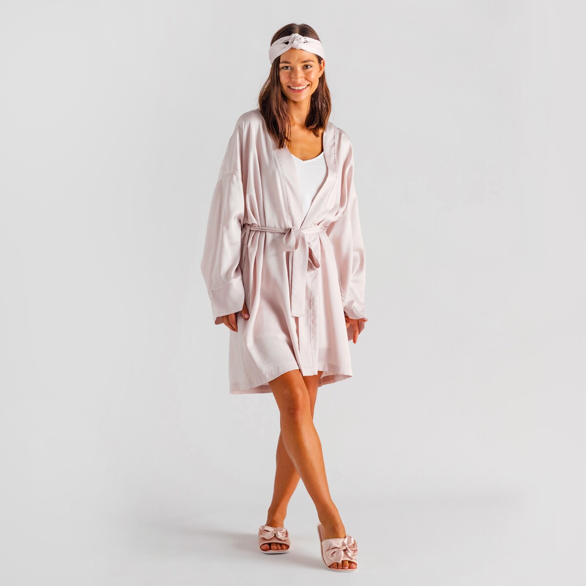 Szlafrok Z Lyocellu Layos