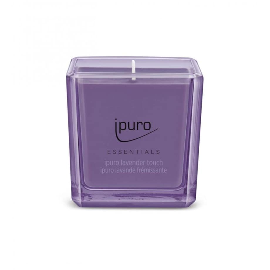 Świeca zapachowa ipuro ESSENTIALS, Lavender Touch, 125g