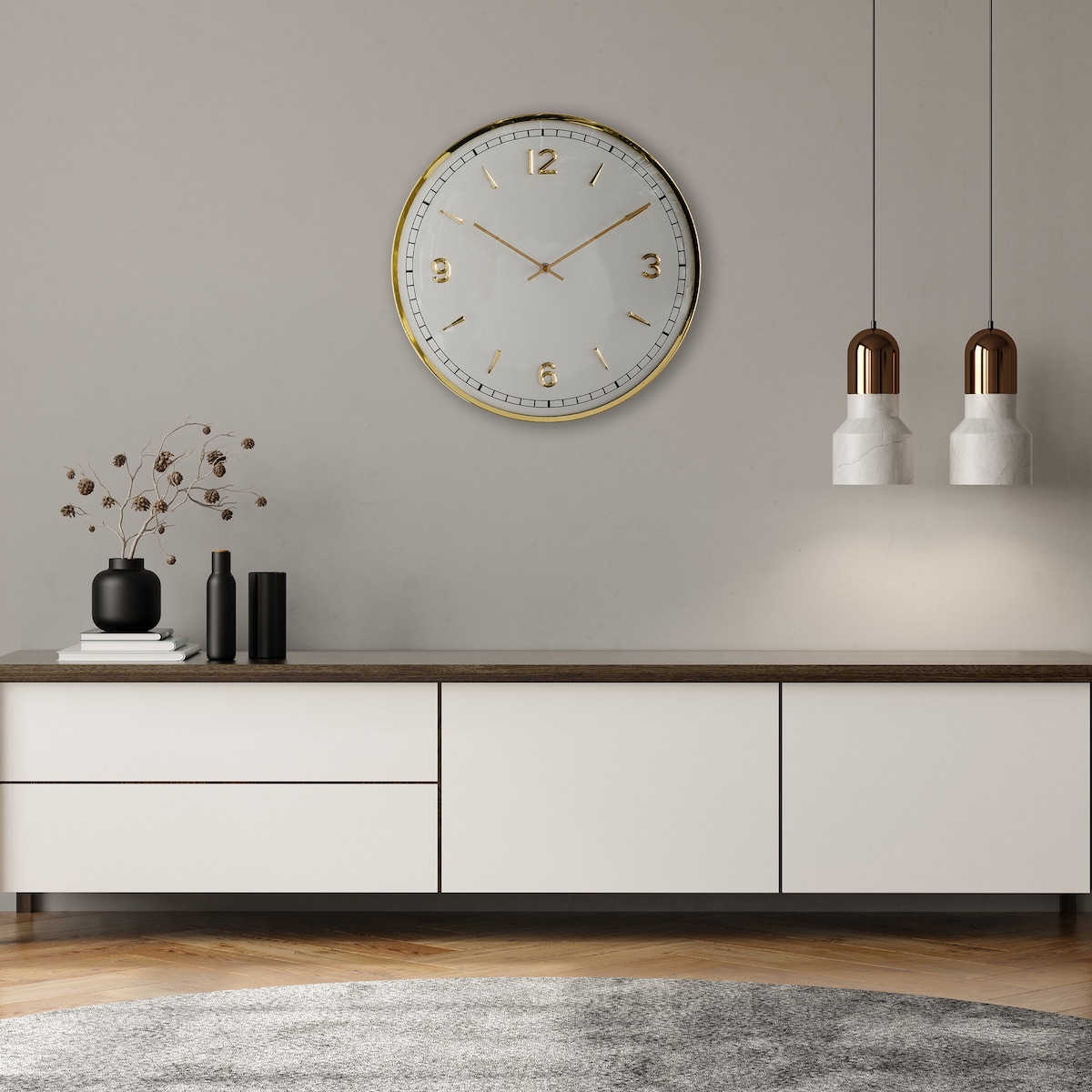 Elegancki zegar ścienny tuma 2 ø 40 cm