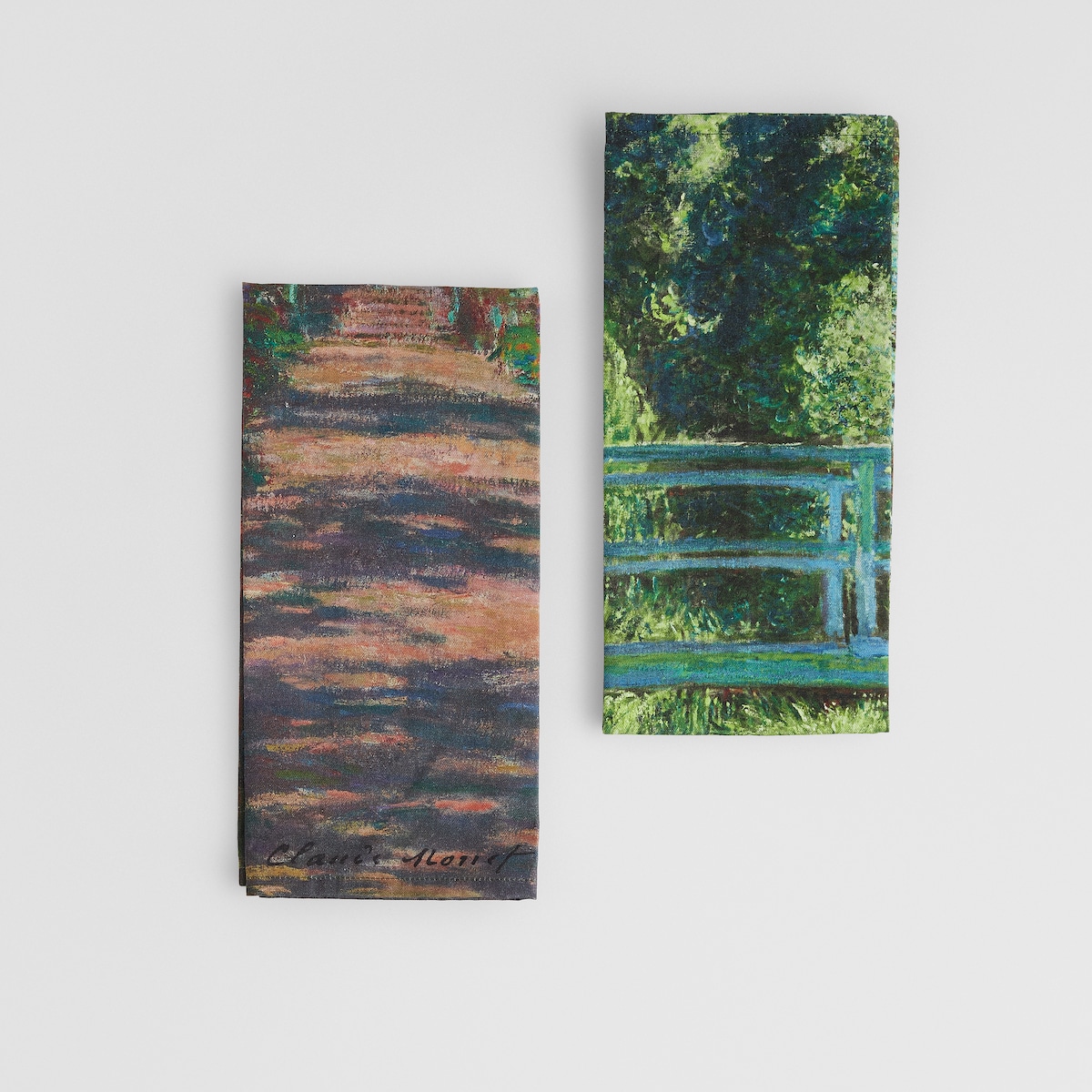 Komplet ścierek Japanese bridge 45x65 cm z motywem z obrazu Claude'a Moneta