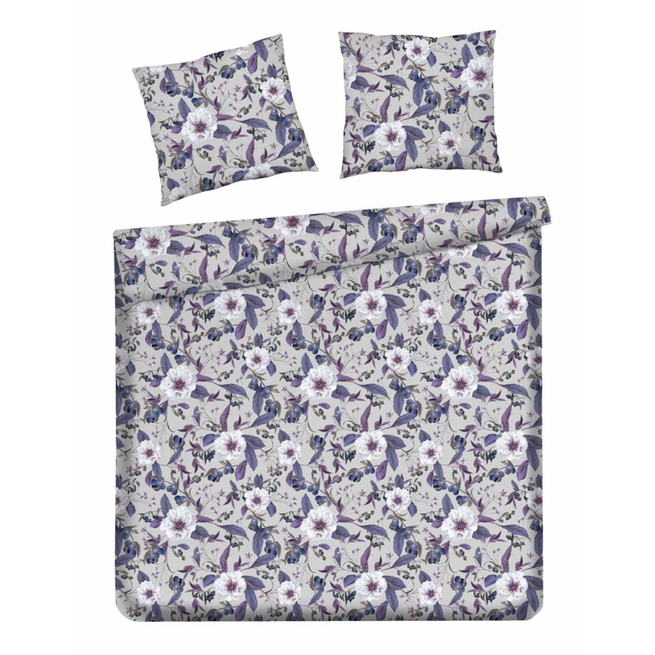 Pościel z bawełny satynowej Verise 200x220 cm z motywem kwiatowym
