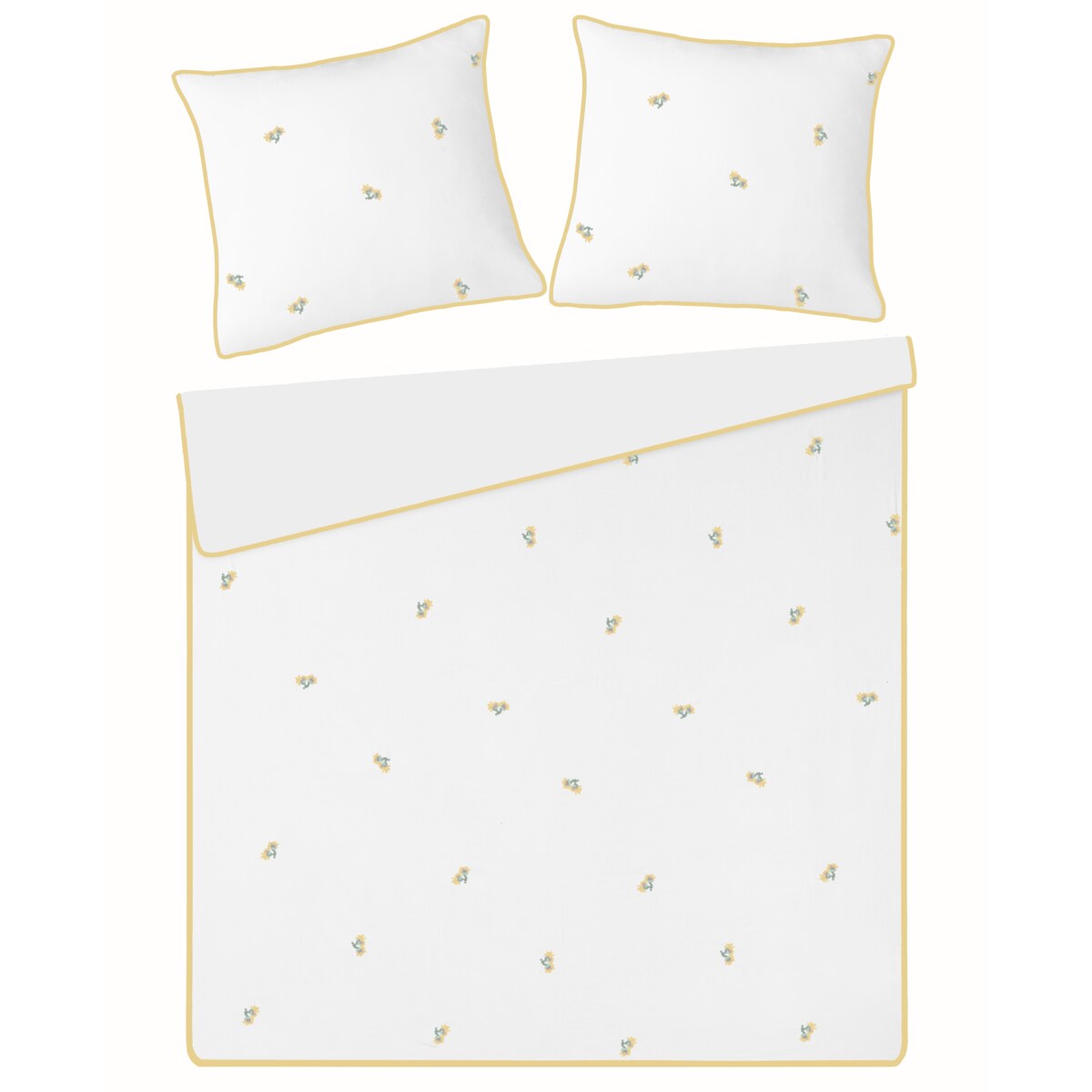 Pościel Z Mikrofibry Frescot 200x220 cm z motywem kwiatowym