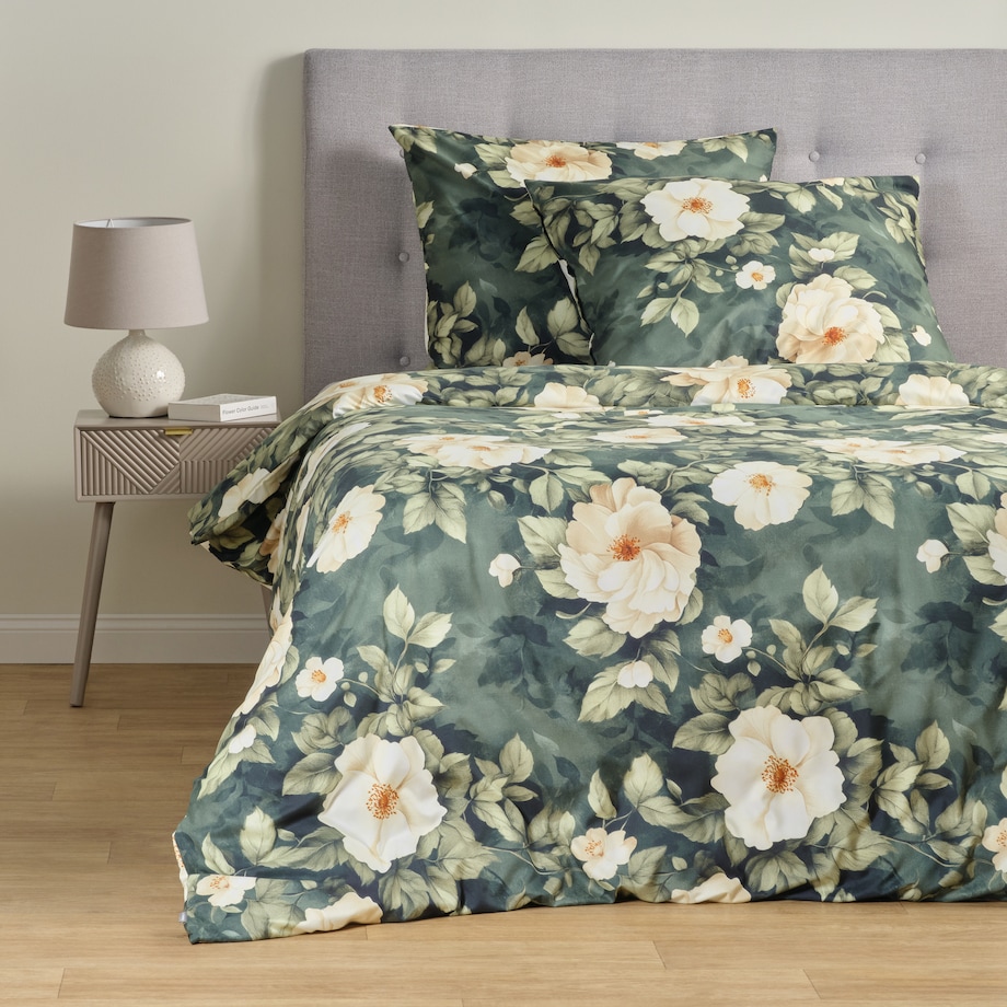 Pościel Z Mikrofibry Zatini 200x220 cm z motywem kwiatowym