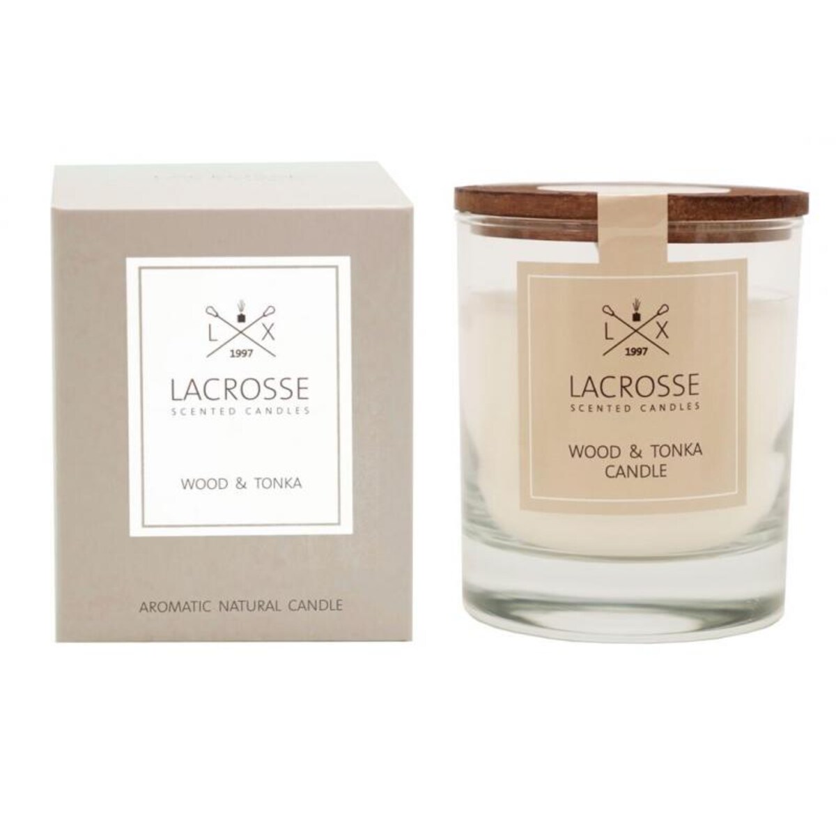 Świeca zapachowa Wood & Tonka