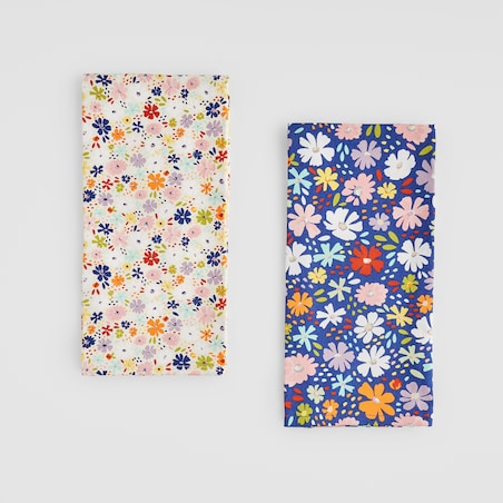 Komplet Ścierek Bloomi 45x65 cm z wzorem kwiatowym