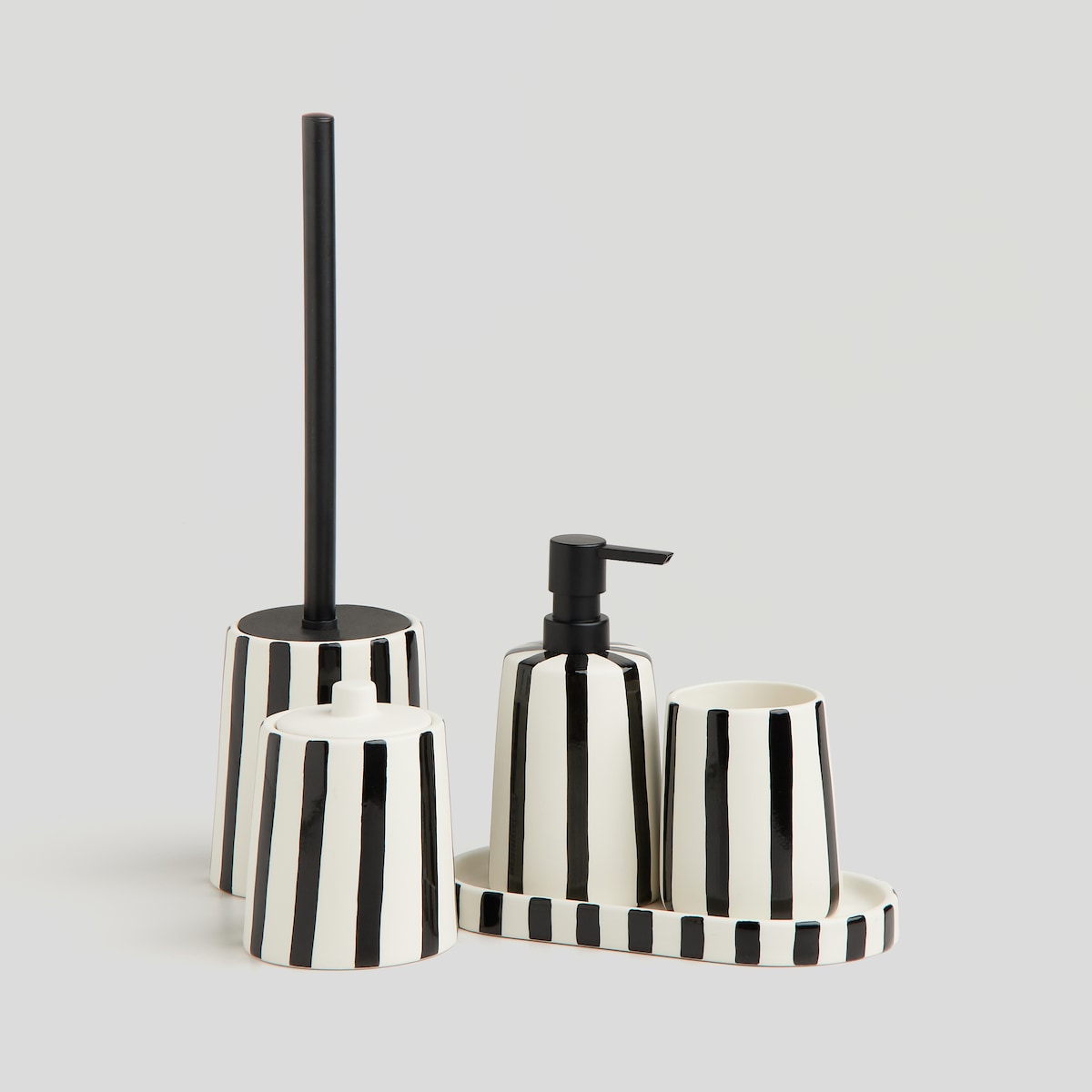 Zestaw Akcesoriów Łazienkowych Stripeto