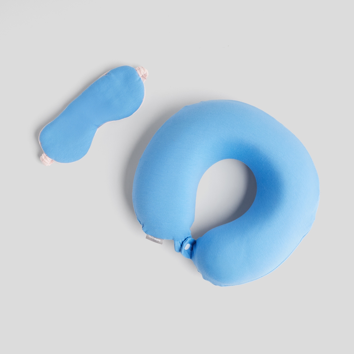 Zestaw poduszka rogal z opaską na oczy Selema